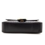 Gucci Black Calfskin Matelasse Large GG Marmont Shoulder Bag