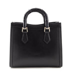 Gucci Black Sweetbread Calfskin Small Diana Tote Bag