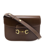 Gucci Brown Sugar Azalea Calfskin Horsebit 1955 Shoulder Bag