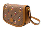 Gucci x Disney Mickey Mouse Small GG Supreme Shoulder Bag Handbag Beige Purse NEW