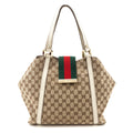 Gucci Monogram New Ladies Web Tote
