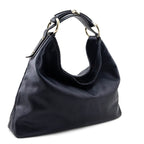 Gucci Navy Horsebit Large Hobo