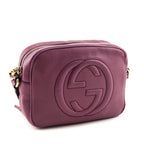 Gucci Peonia Pebbled Calfskin Soho Disco Crossbody