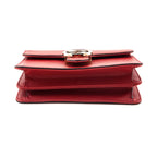 Gucci Red Dollar Calfskin Small Interlocking G Shoulder Bag