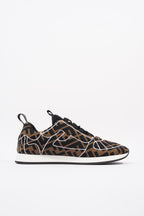Fendi Freedom Black / Brown / White Neoprene EU 37 UK 4