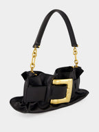 Black Mini Anthem Smooth Leather Bag