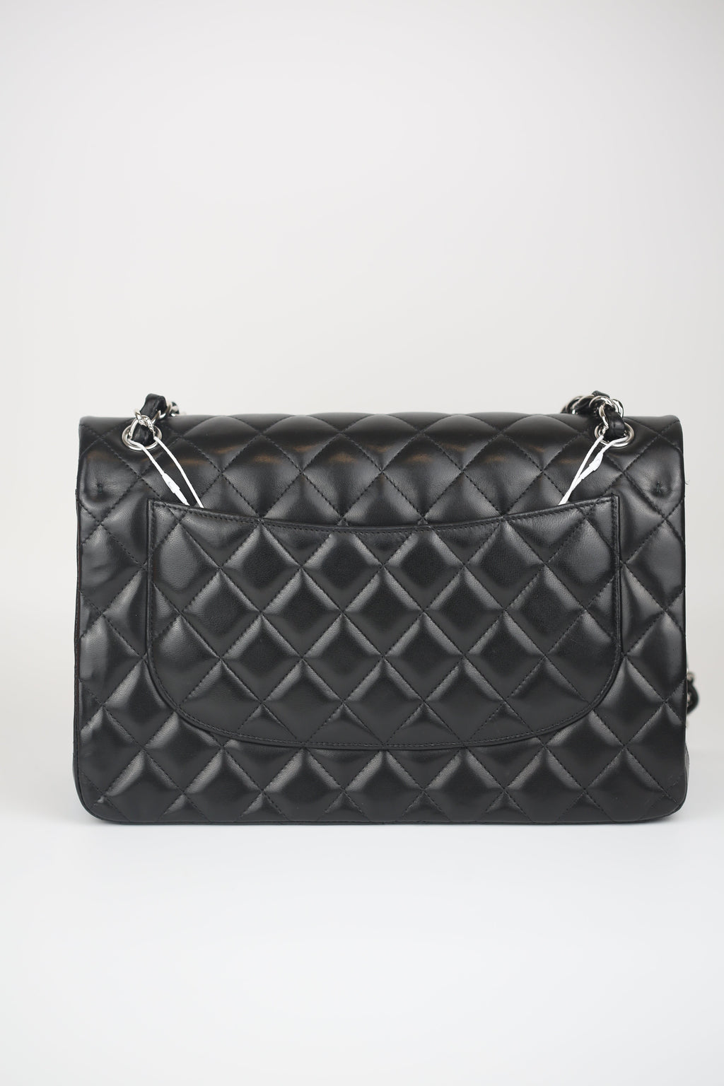 CHANEL Lambskin jumbo classic flap bag
