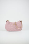 CHANEL Lambskin Hobo pink