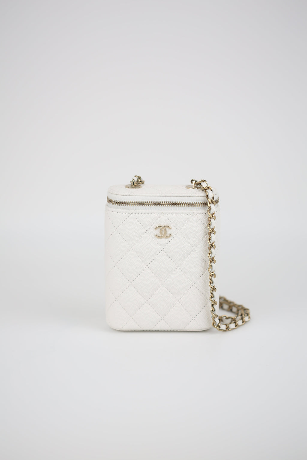 CHANEL Caviar calfskin camera bag