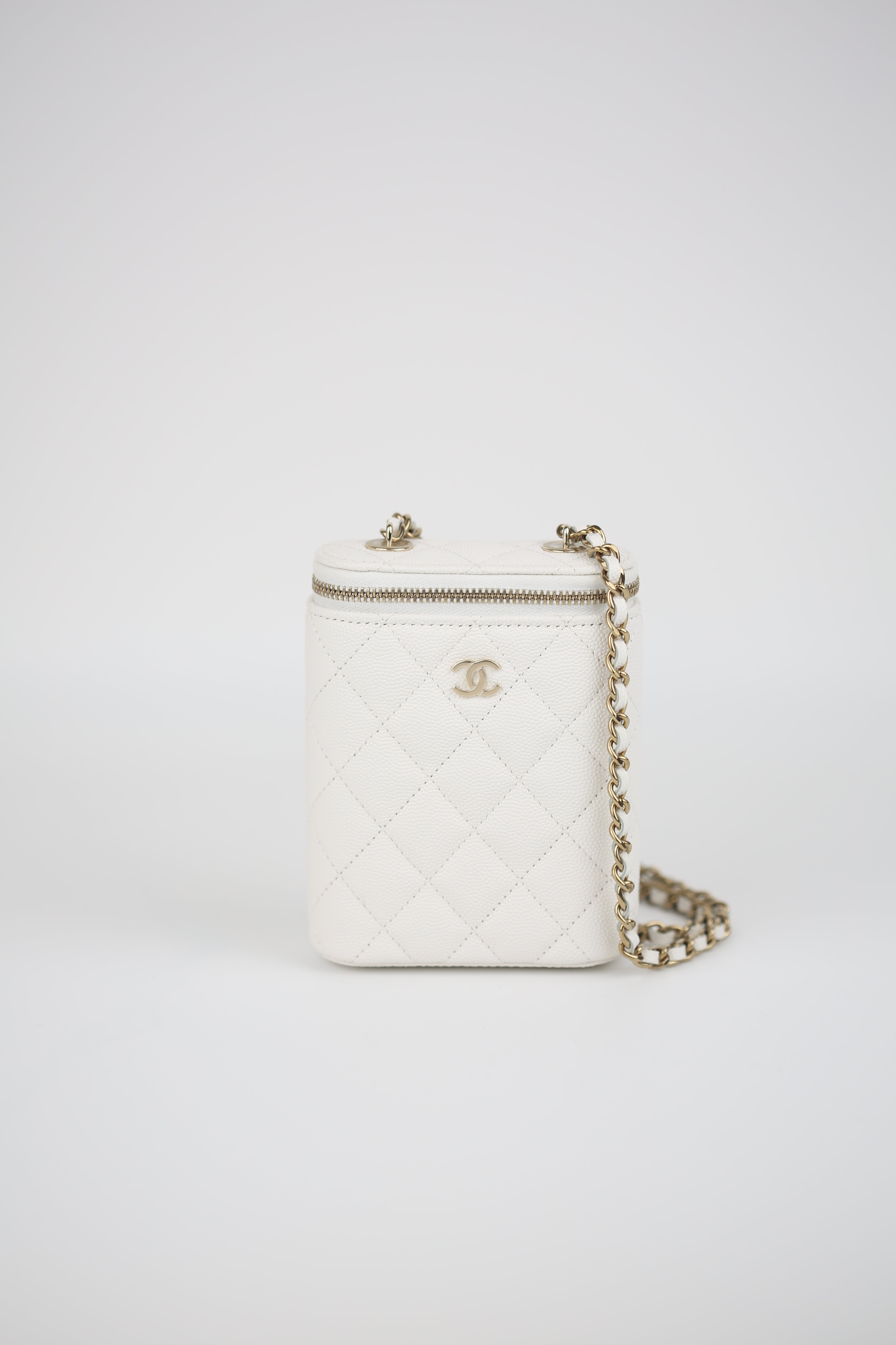 CHANEL Caviar calfskin camera bag