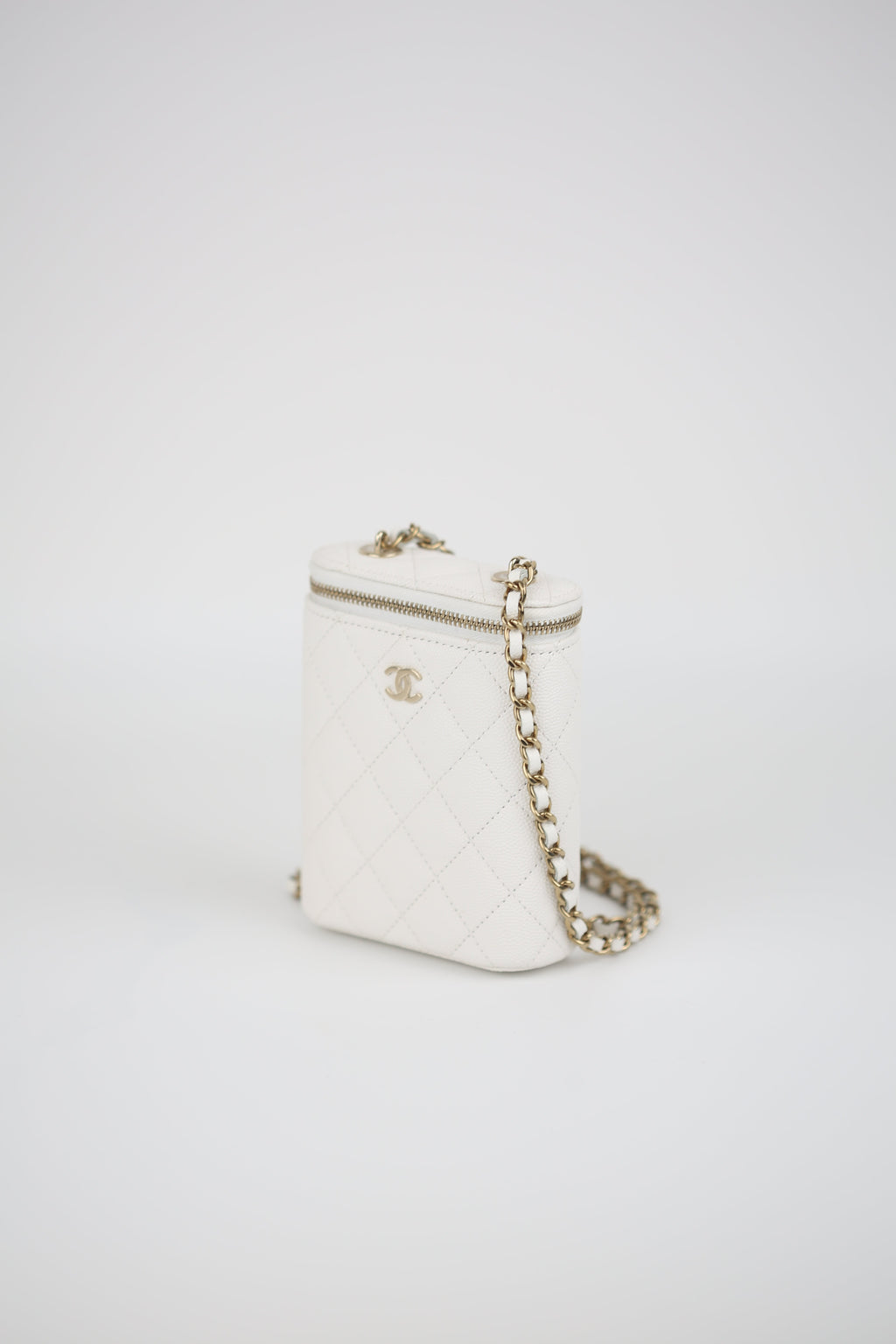 CHANEL Caviar calfskin camera bag