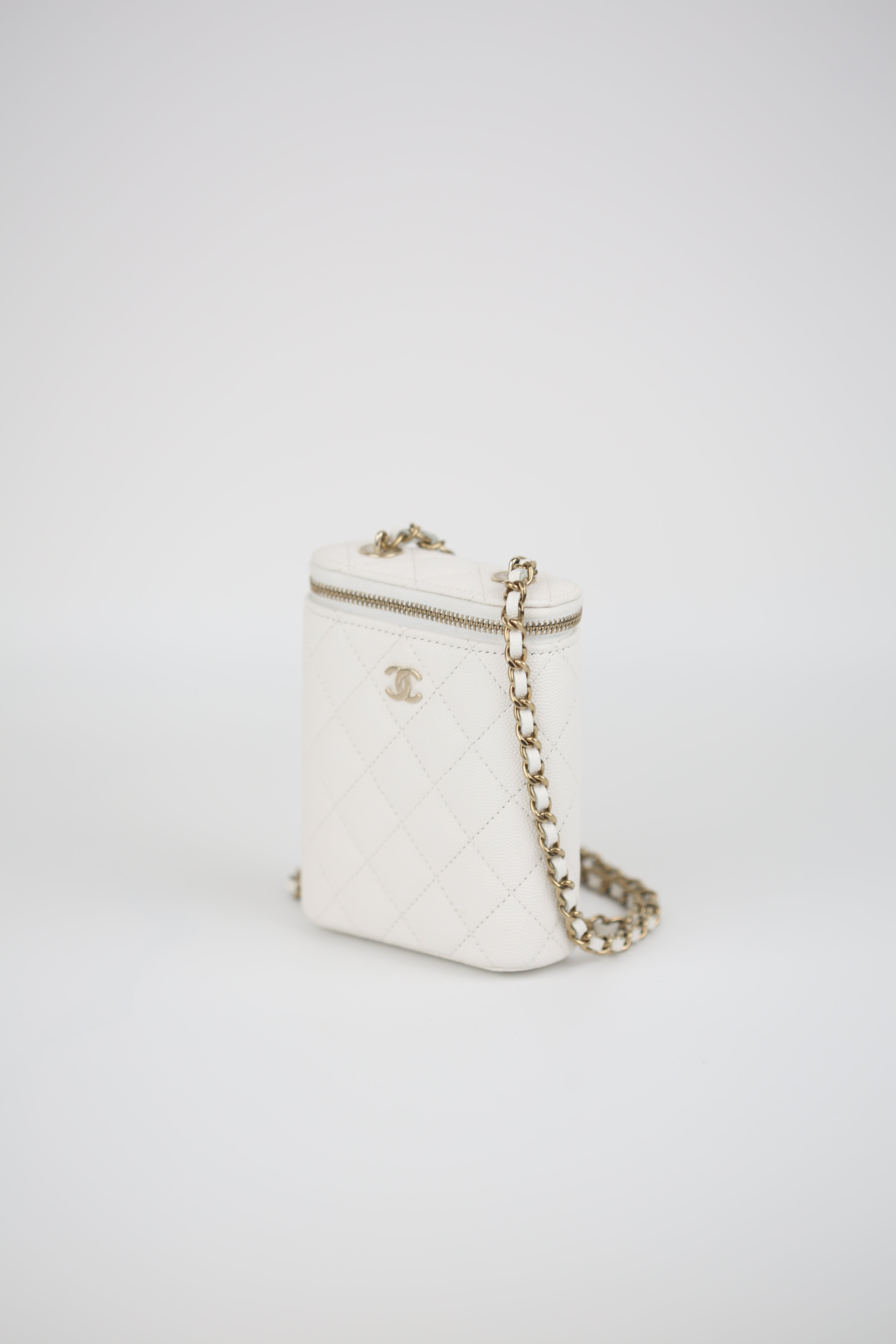 CHANEL Caviar calfskin camera bag