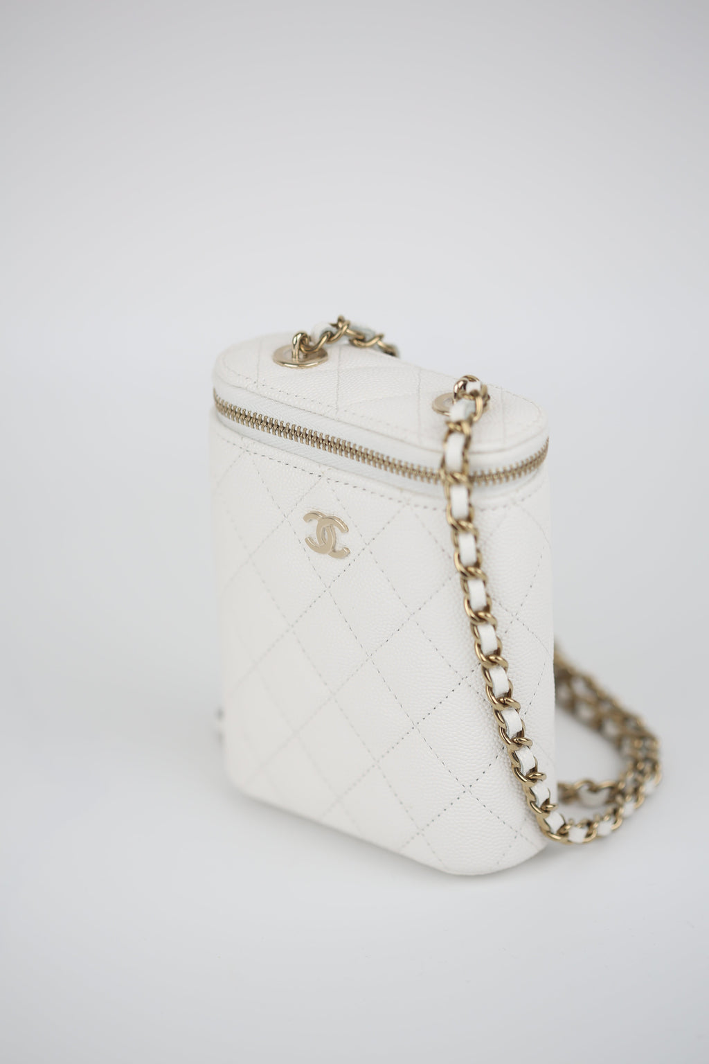 CHANEL Caviar calfskin camera bag
