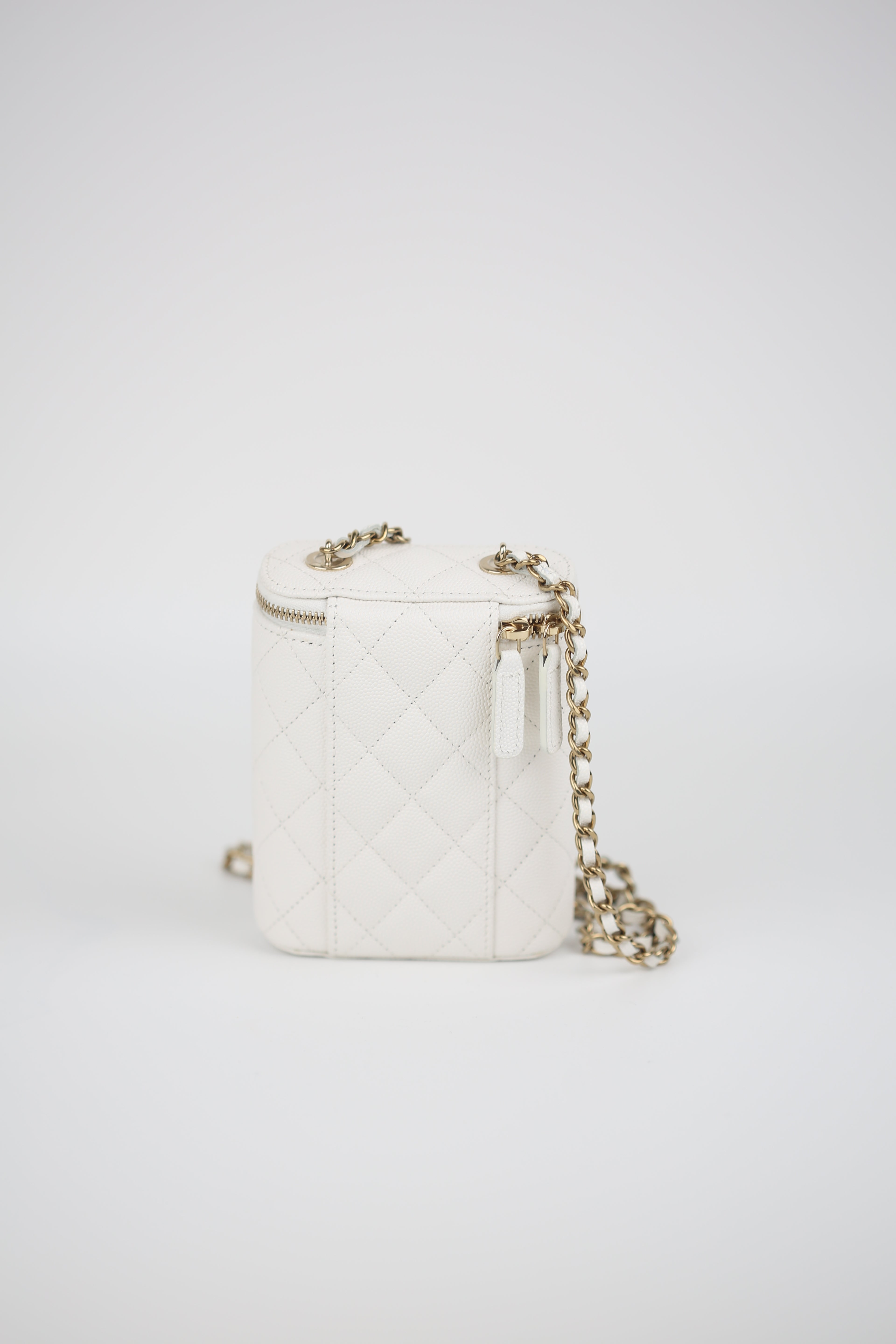 CHANEL Caviar calfskin camera bag