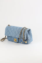 Chanel mini CF Jean Blue