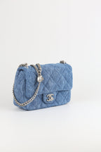 Chanel mini flag bag Bleu