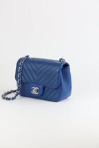 Chanel mini CF Navy Blue