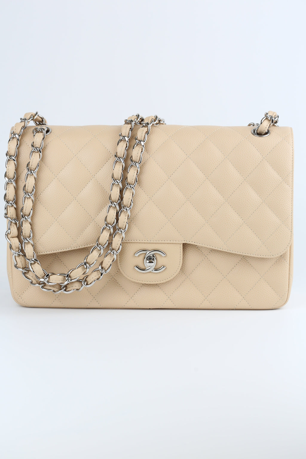 CHANEL CF Jumbo Nude