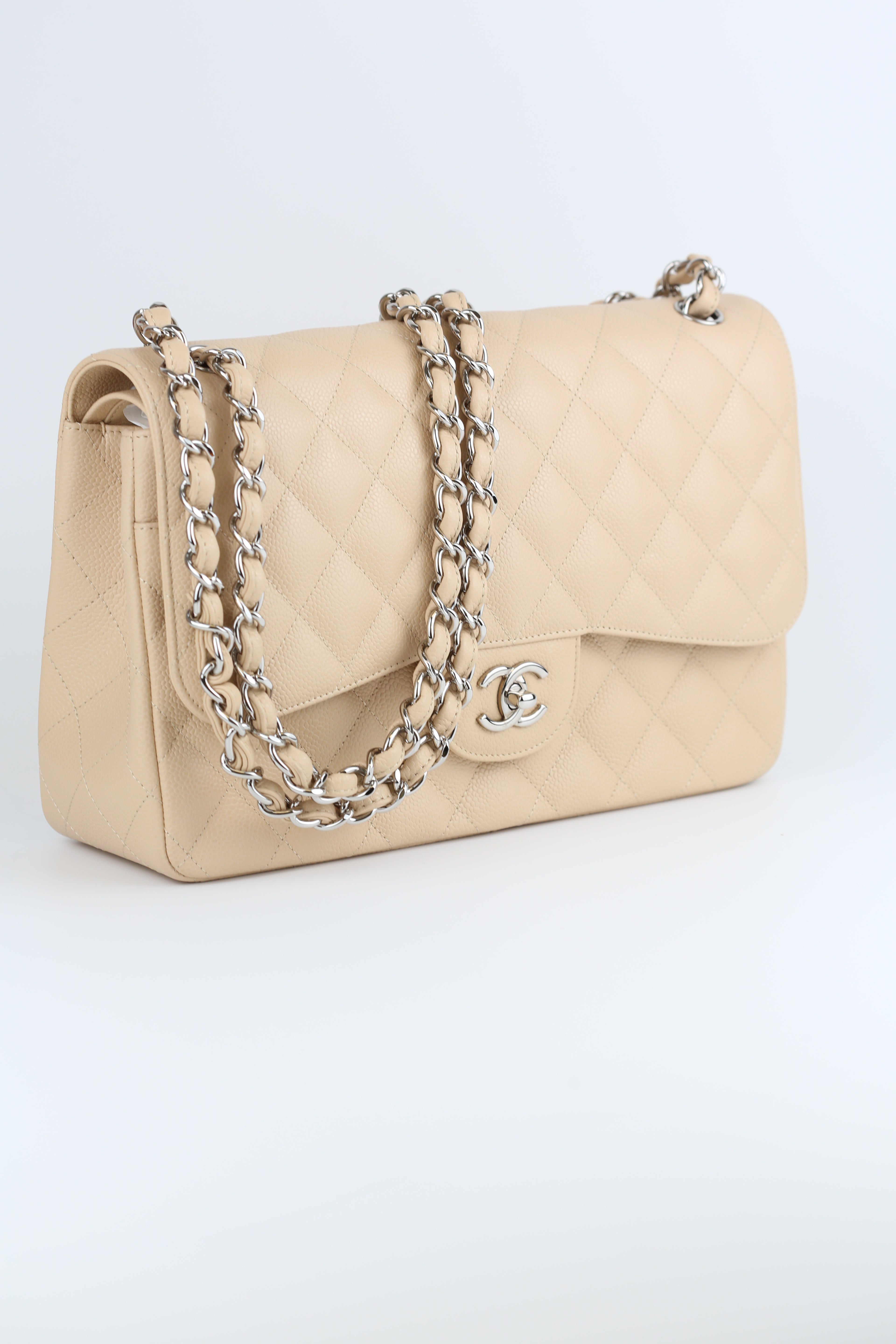CHANEL CF Jumbo Nude