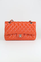 Chanel CF Patent orange
