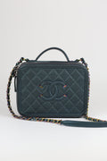Chanel VanityCase M Dark Turquoide