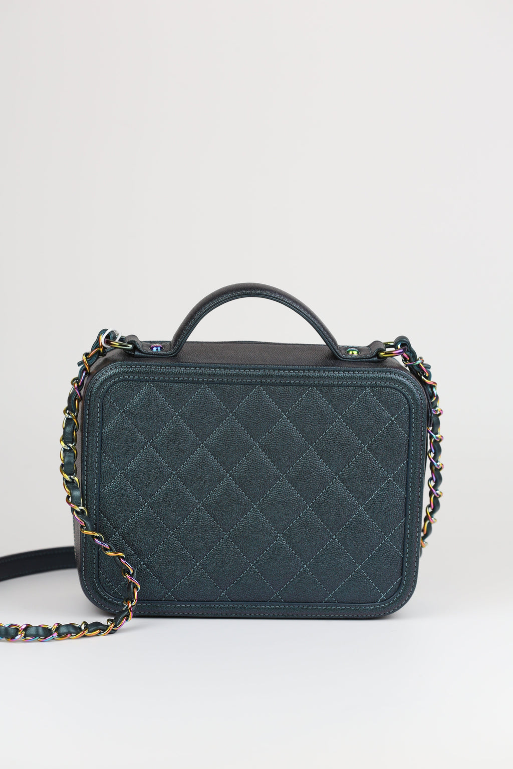 Chanel VanityCase M Dark Turquoide