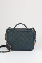 Chanel VanityCase M Dark Turquoide