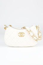 Chanel Hobo White