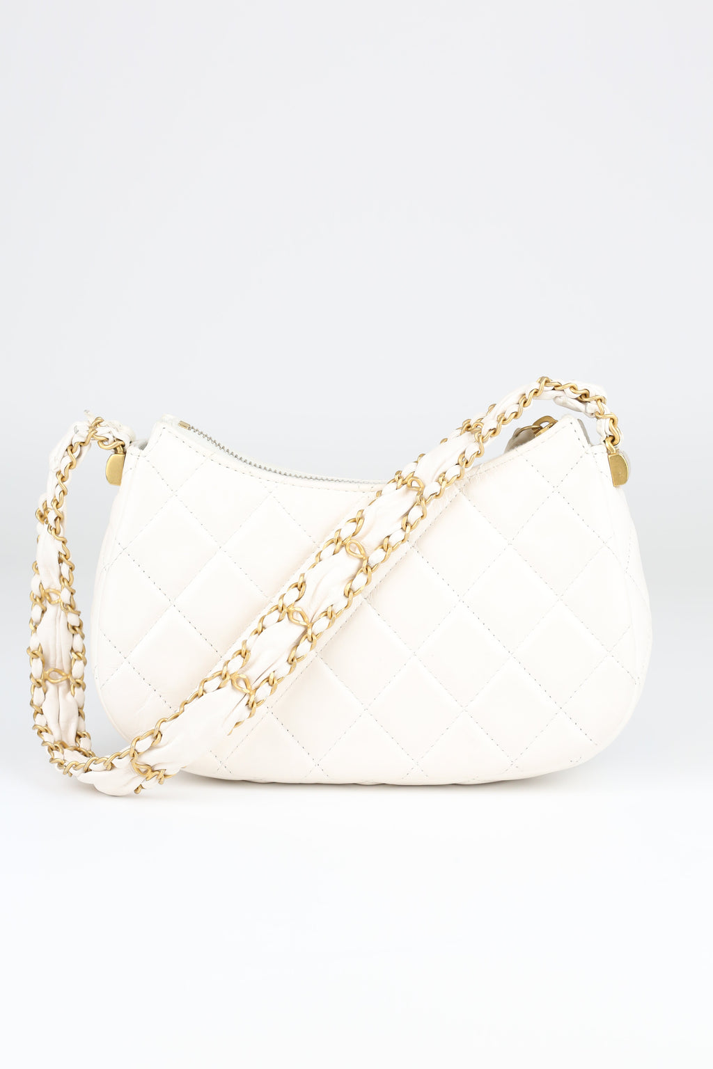 Chanel Hobo White