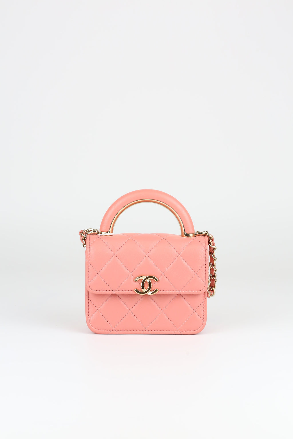 Chanel Mini Handle coral