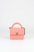 Chanel Mini Handle coral