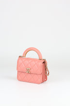 Chanel Mini Handle coral