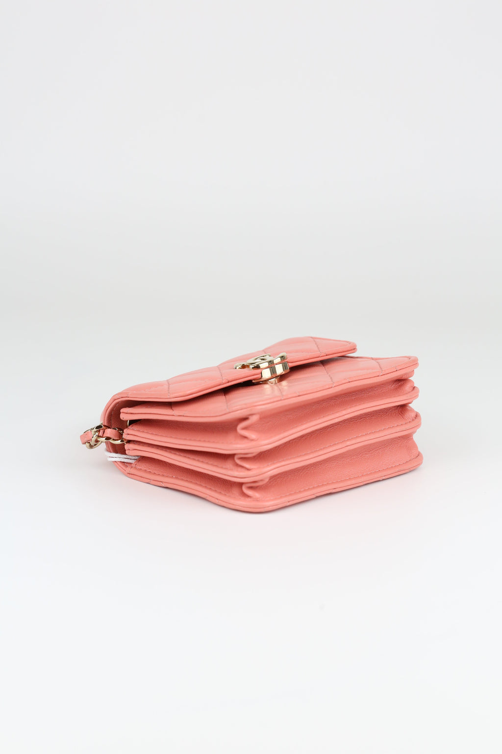 Chanel Mini Handle coral