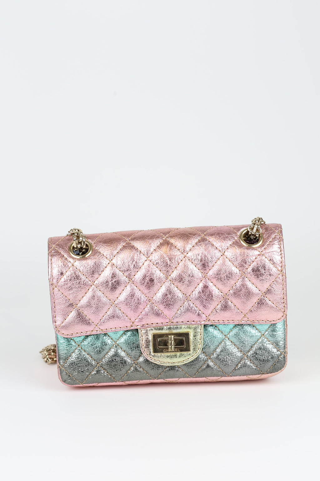 Chanel 2.55 mini Rainbow color