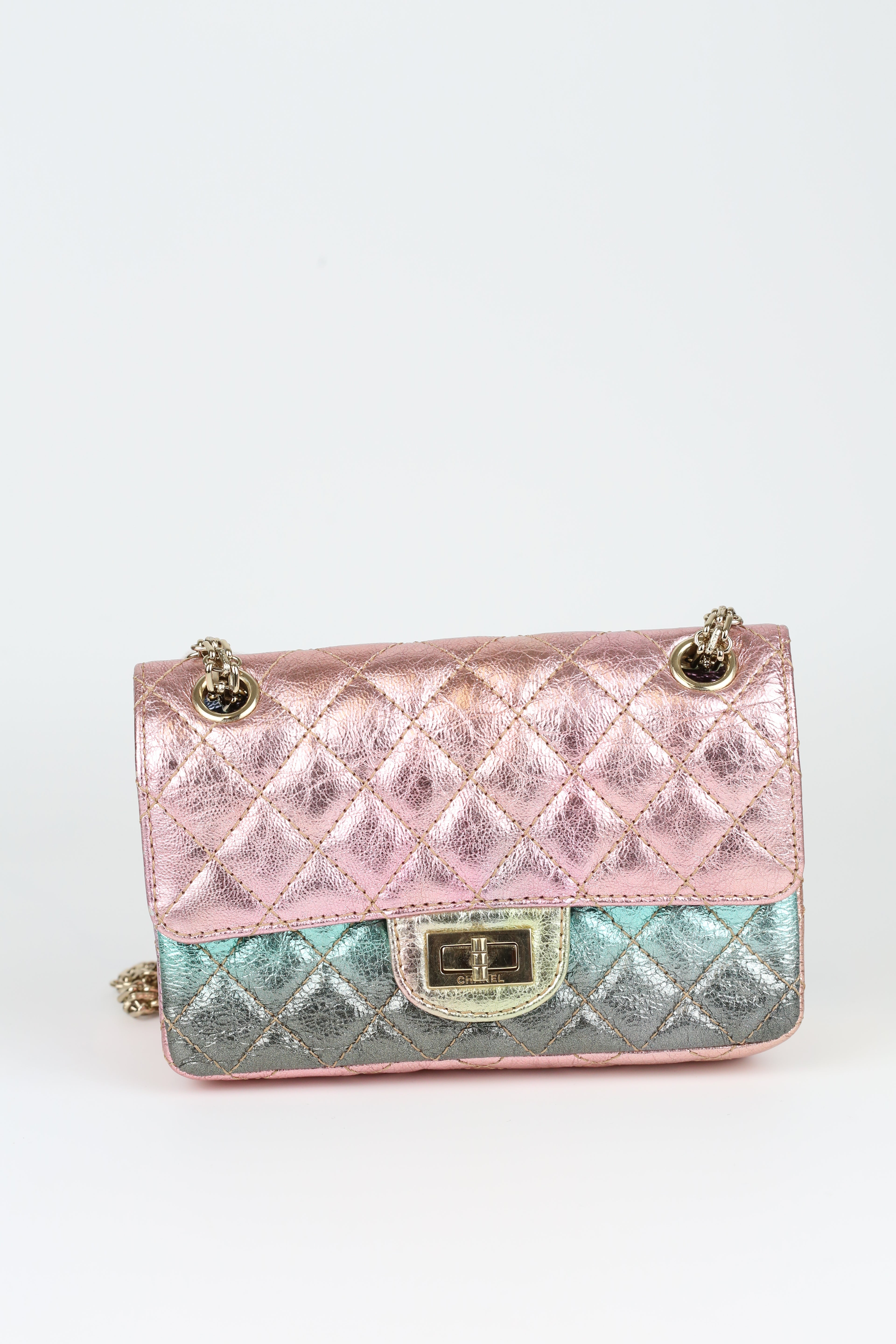 Chanel 2.55 mini Rainbow color