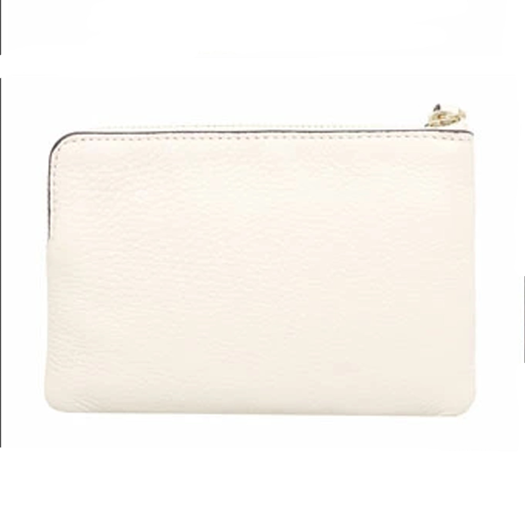 Coach Bag Vintage Vanilla Cream Zip Wristlet Horse Carriage Leather Handbag NEW