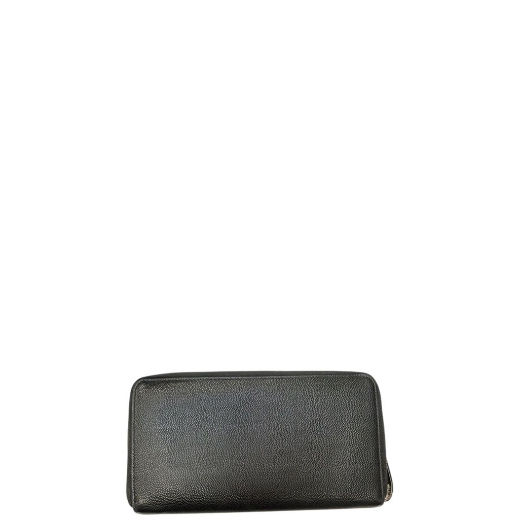 Saint Laurent YSL Zippy Wallet Black