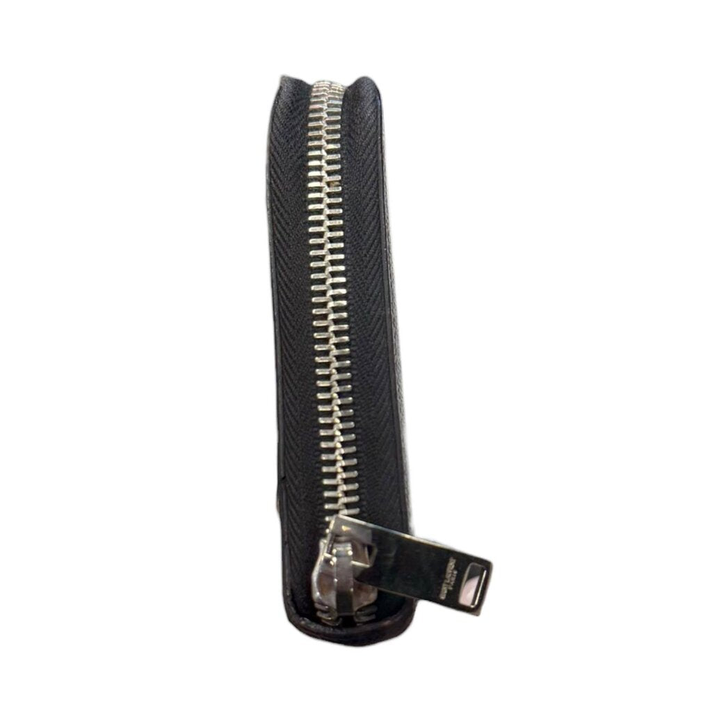 Saint Laurent YSL Zippy Wallet Black