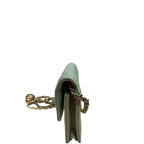 Chanel Pearl Crush Flap Quilted Clutch With Chain Mint Mini