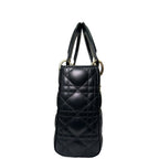Christian Dior Lambskin Cannage My ABC Dior Lady Dior Black