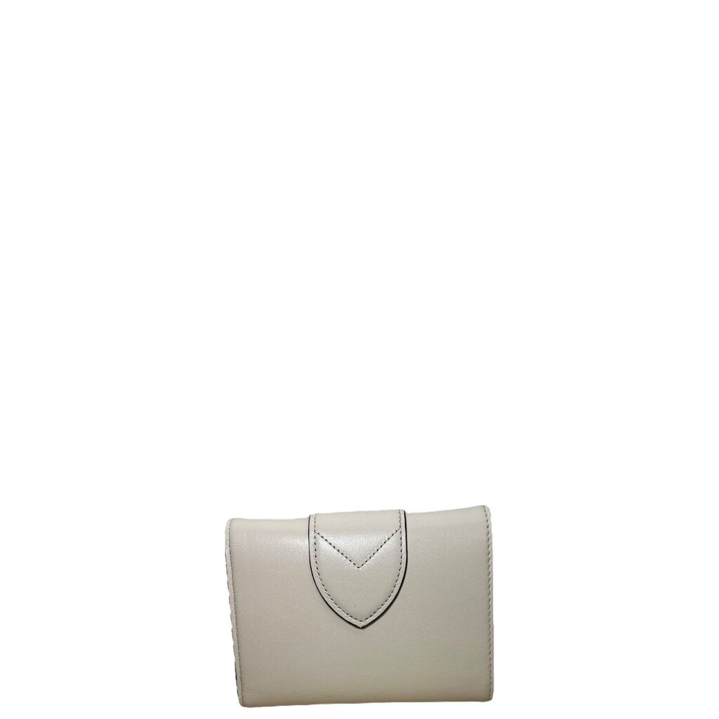Louis Vuitton Portefeuille Pont Neuf Compact Leather Wallet Cream