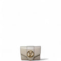 Louis Vuitton Portefeuille Pont Neuf Compact Leather Wallet Cream