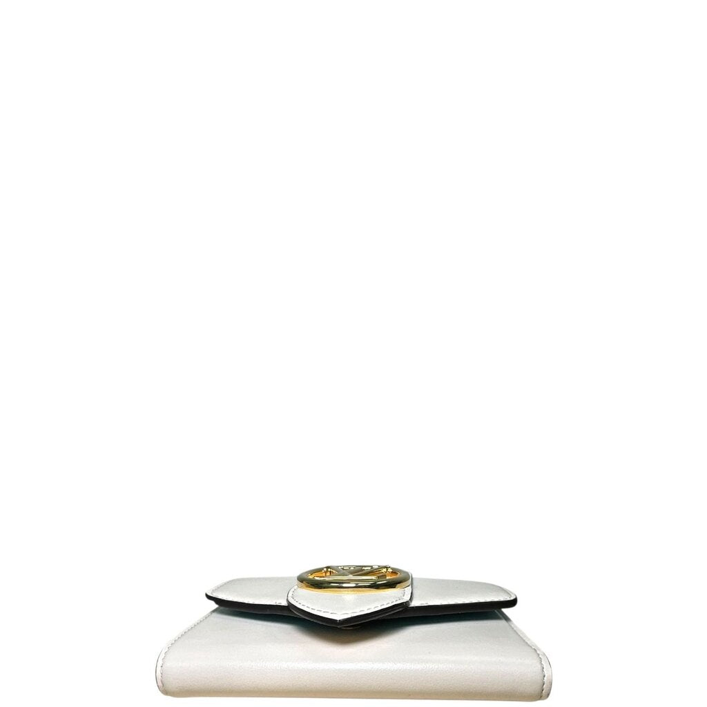 Louis Vuitton Portefeuille Pont Neuf Compact Leather Wallet Cream