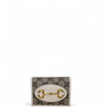 Gucci GG Supreme Horsebit 1955 Bi-Fold Wallet White Small