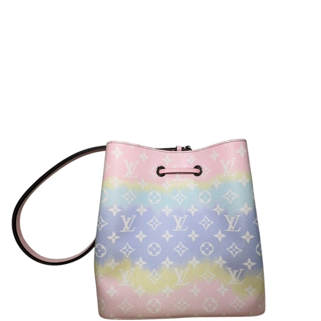 Louis Vuitton Neonoe Escale Monogram Pastel Bucket Crossbody Bag Pink MM