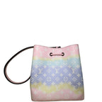 Louis Vuitton Neonoe Escale Monogram Pastel Bucket Crossbody Bag Pink MM