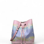 Louis Vuitton Neonoe Escale Monogram Pastel Bucket Crossbody Bag Pink MM