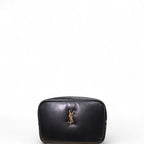Saint Laurent YSL Cosmetic Padded Pouch Black Medium