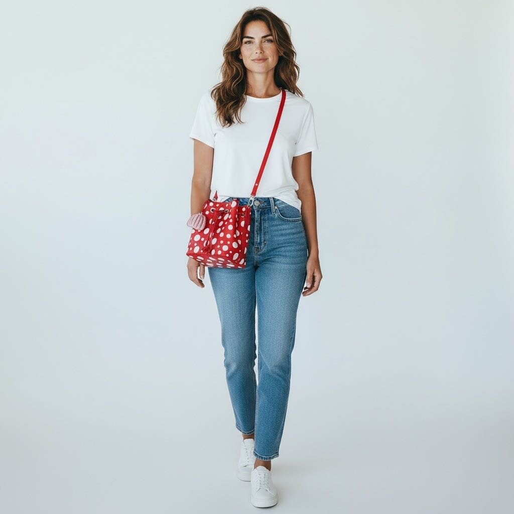 Louis Vuitton x Yayoi Kusama 2023 Epi Infinity Dots Neon Red BB