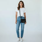 Gucci Horsebit 1955 Leather Shoulder Bag Black Small